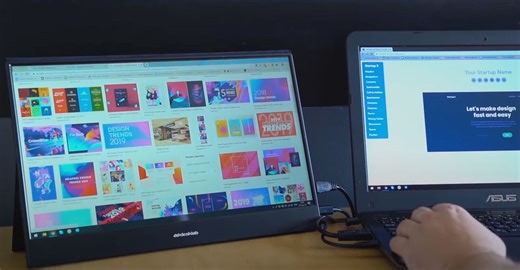 Desklab Portable Monitor: Ideal for Work, Play, Mobile Productivity