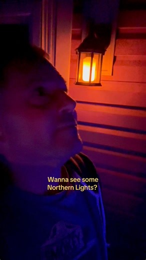 Northern Lights #northernlights #Minnesota #GoodMorningEveryone | Marc Johnson