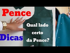 🧵DIY Como fazer Pence Corretamente_Costura passo a passo para iniciantes Gisleide Novelo