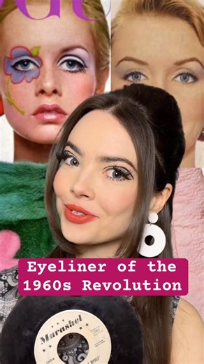 1960s Teens REVOLTED with Eyeliner! 👁️ Mod Makeup, Vintage London, Twiggy #60s #vintagestyle