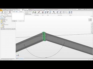 Miter Plates in structural steel design with Autodesk Inventor – SolidSteel parametric tutorial