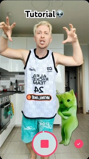 TUTORIAL ALIEN CAT DANCE👽😅
