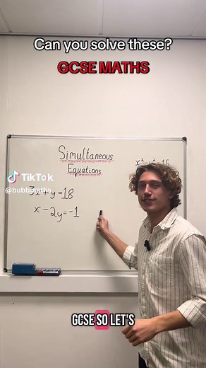 Solving Linear and Quadratic Simultaneous Equations