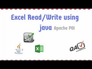 Read & write excel sheet data in Java using Apache POI