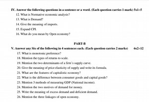 IV. Answer the following questions in a sentence or a word. (Ea... | Filo