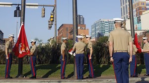 Nashville wakes up to Marine Corps reveille and colors