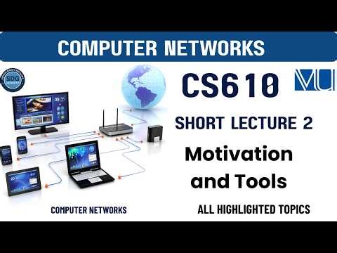 CS610 Short Lecture 2 | Motivation, Tools & Resource Sharing | Virtual University | short lectures
