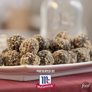 These easy, no-bake Bourbon Balls won't last long at your holiday party! | Food Network