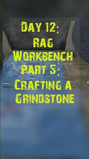 Day 12: How to Craft the Grindstone | RAG Base Items Mod #dayz, #shorts