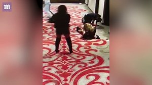 Surveillance video shows Kareem Hunt assaulting a woman