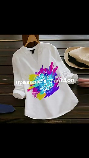 1.4K views · 13 reactions | *Holi Top*Fabric- Cotton Size- S-36,M-38,L-40,XL-42,XXL-44,3XL-46,4XL-48,5XL-50 ♥️ BOOK NOW ON 7003128970 Best Quality ❤️❤️❤️ #happyholi #NewArrival | Upasana's Fashion | Facebook