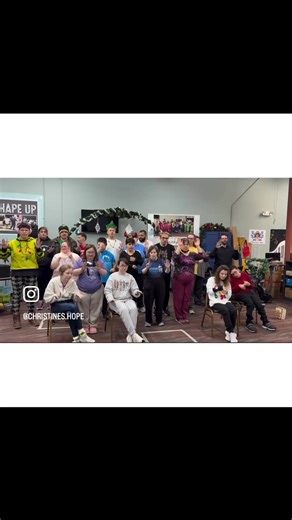 At Christine’s Hope, our Mondays and Fridays are filled with smiles and sign language lessons! Our amazing citizens love learning new songs together. Here they are joyfully performing “White Christmas” after our Secret Santa gift exchange. ❤️🎄 #inclusionworks #christineshope #happyholidays #differentlyabledadults | Christine's Hope
