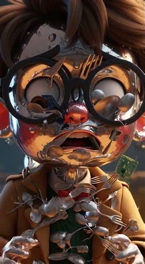 HE TURNED INTO A GIANT MAGNET! 😱🧲 #shorts #funny #animation #viral