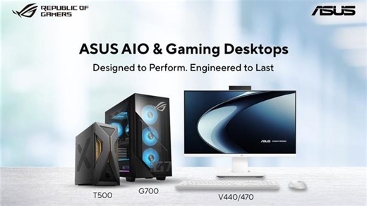 Asus Launches Gaming Desktops and AIO PCs in India