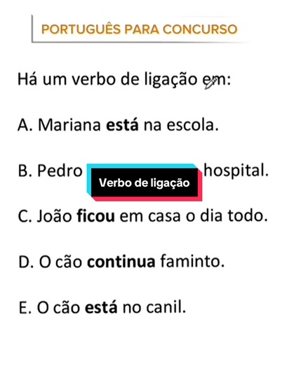 Regras da Gramática: Verbo de Ligação