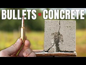 We Shot SOLID CONCRETE (Slo Mo Destruction)