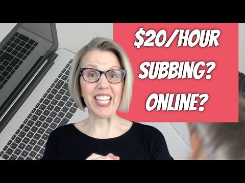 You Can Make $20 an hour as an Online Substitute Teacher Without a Certificate!