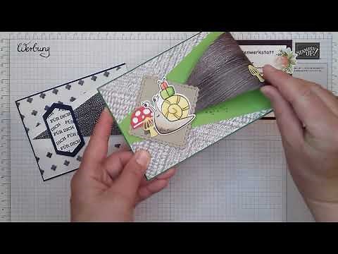Schnelle und einfache Fun Fold Card - Männerkarte - besondere Kartenform - Stampin' Up!®