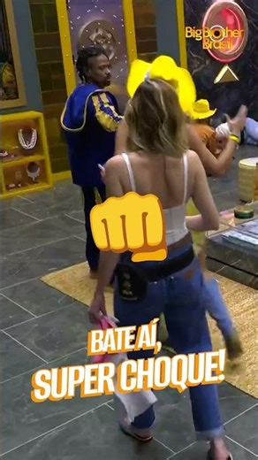 "He's going to save the world!": Samira calls Leandro "Static Shock" | BBB 26 #shorts