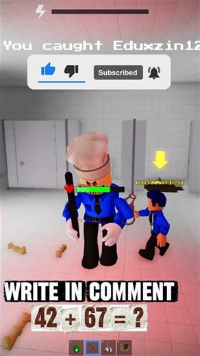 YOU MUST ONLY RUN in BARRY PRISON! #roblox