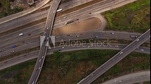 4K Hyperlapse VDO of a car using the toll lane on an expressway at night. Stock Video