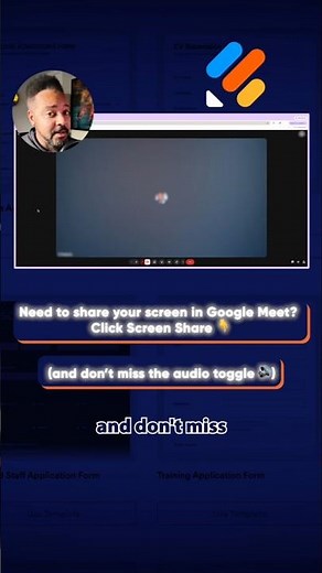 How to Share Screen on Google Meet 📆 #tutorial