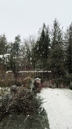 it’s a slow snow day 🌨️🪵☕️ #morningroutine #slowmornings #slowmorningvlog #sickday #sickdays
