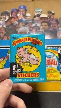 1987 Garbage Pail Kids 8th series #garbagepailkids #packopening #tradingcards #topps #80snostalgia