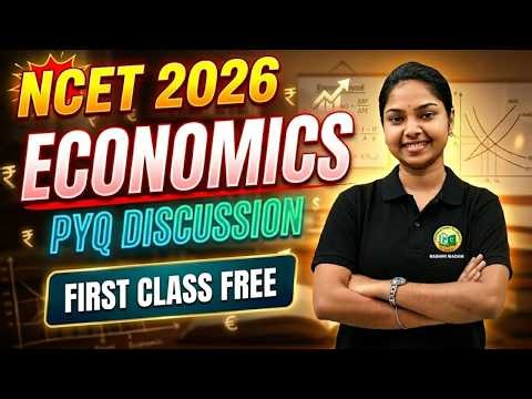 NCET 2026 Economics PYQ Discussion | Most Expected Questions 🔥 | First Class FREE