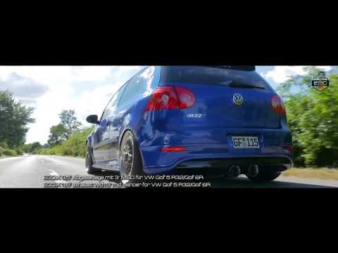 VW Golf 5 R32 Exhaust Sound 89mm 3,5" Klappenauspuff Sportauspuff EGO-X Klappenabgasanlage