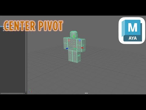 How to center pivot in maya