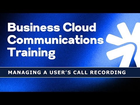 Managing A Users Call Recording
