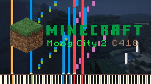 【Minecraft】断链の小曲 Moog City 2（可视化音乐）