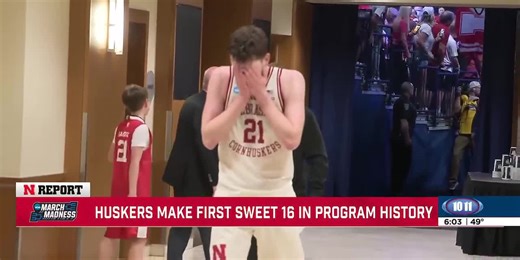 Huskers make first Sweet 16 in program history