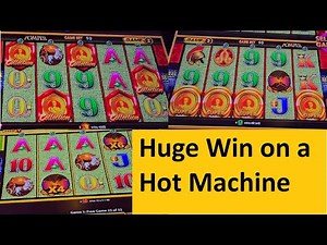 Huge Win on Pompeii Wonder 4 Collection Slot!! Aristocrat Game