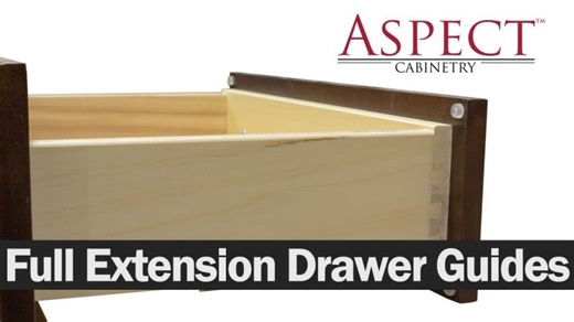 How to Adjust Your Cabinet Drawers on Full Extension Guides -Aspect Cabinetry | Christopher Boulton