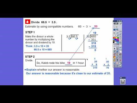 Divide with Decimals - Lesson 1.9 Go Math