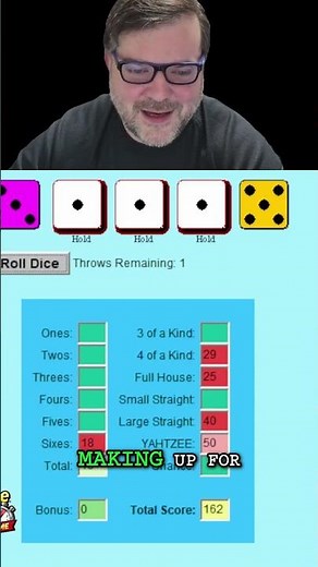 Yahtzee Master: Full House and 4 of a Kind #shorts