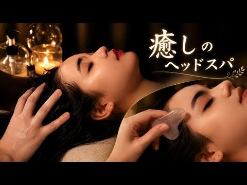 The Most Relaxing Head Spa ASMR 🤍 Deep Scalp Massage to Help You Sleep
