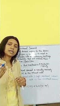 Investment Demand Class 12 Economics #economics