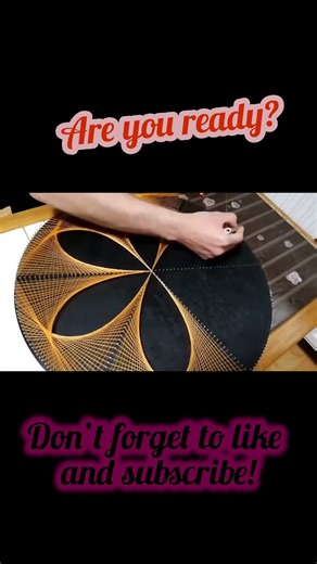 Abstract String Art #art #diy #stringart #handmade #wallart