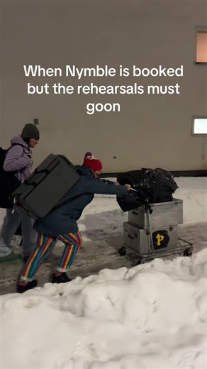 Nymble Rehearsals Amid Snow Chaos at KTH