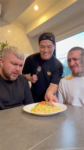 Natto pasta 🍝 ‪@BayashiTV_‬ ‪@albert_cancook‬ #shorts