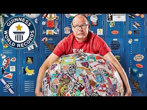 Largest Sticker Ball - Guinness World Records