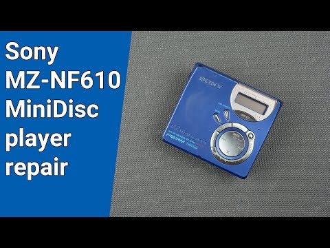 Sony MZ NF610 Minidisc Player Repair Attempt