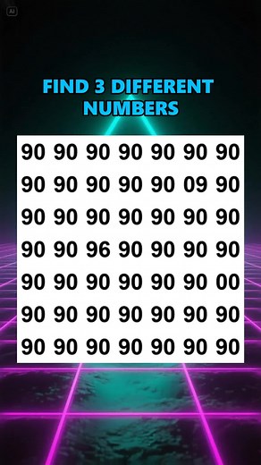 Riddle Challenge: Find 3 Different Numbers