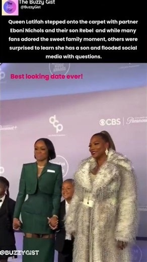 Queen Latifah Makes Family Appearance at the AMAs With Partner Eboni Nichols and Son Rebel#viral