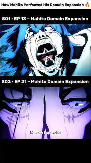 The Evolution of Mahito's Domain Expansion 💀 #jjk #jujutsukaisen #mahito #domainexpansion #amvedits