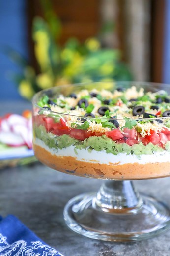 Keto Mexican 7 Layer Dip - Low Carb