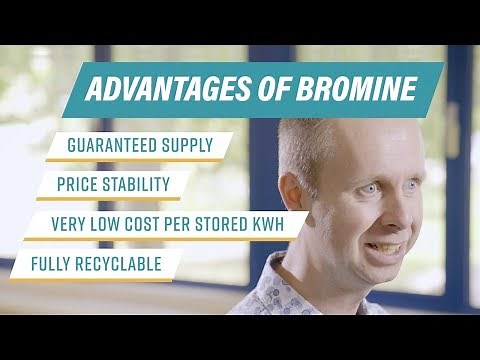 Bromine & redox-flow batteries for easier energy storage